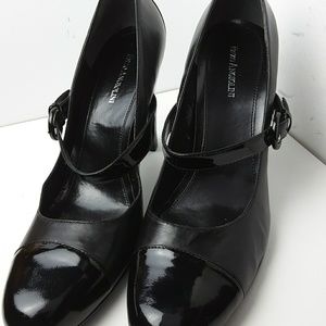 New Enzo Angiolini 'Katlyn' Black Mary Jane Heels